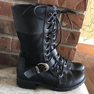 Timberland boots, black, Size 8